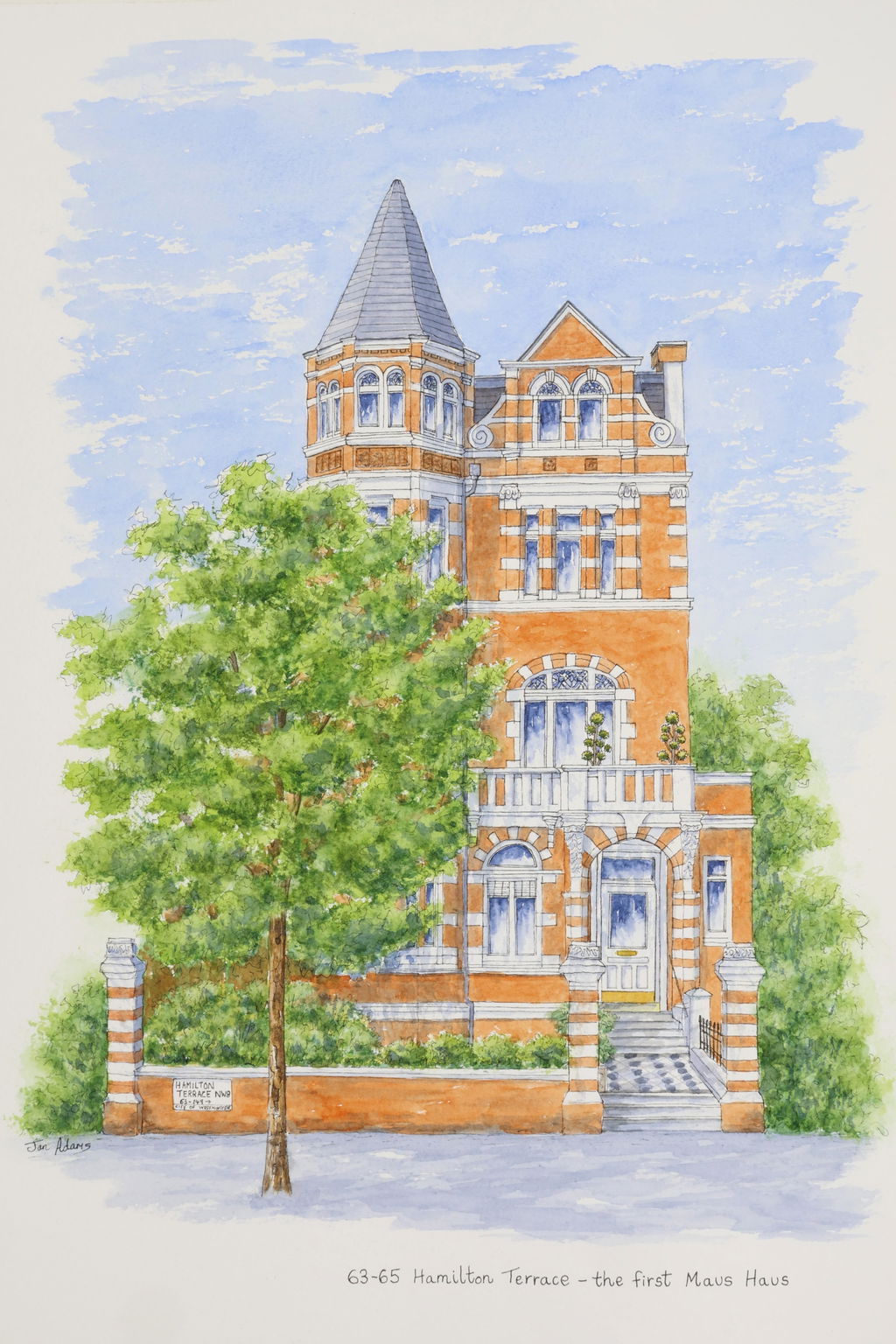 Personalised House Portrait Gift