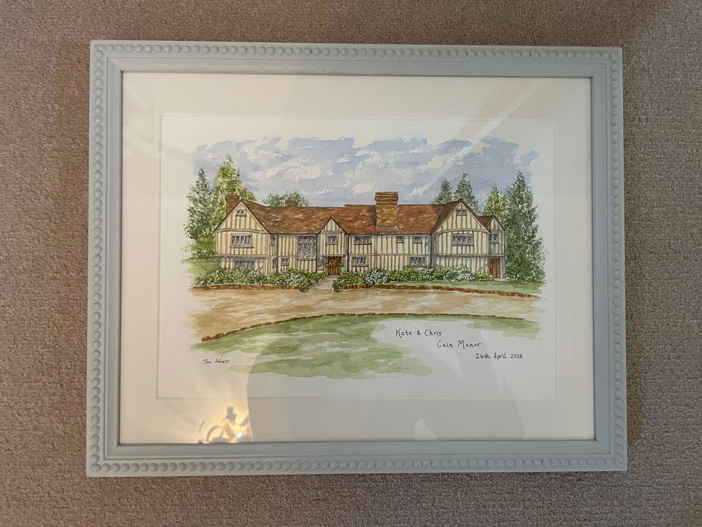 Wedding Venue Portraits in Watercolour
