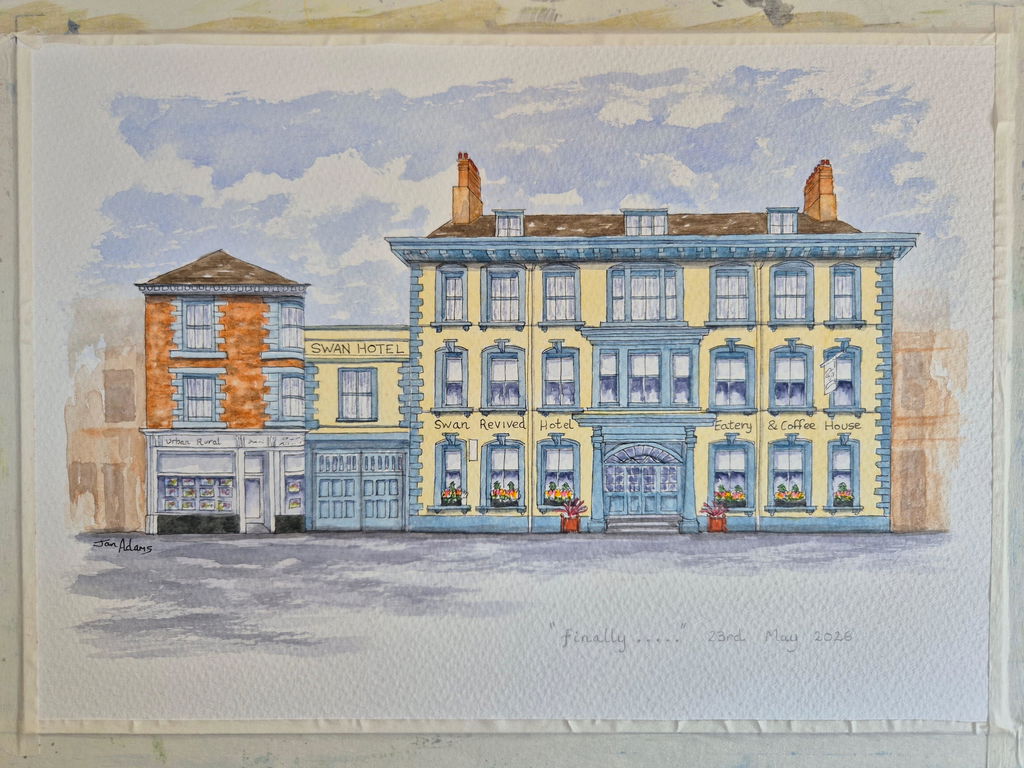 Wedding Venue Portraits in Watercolour