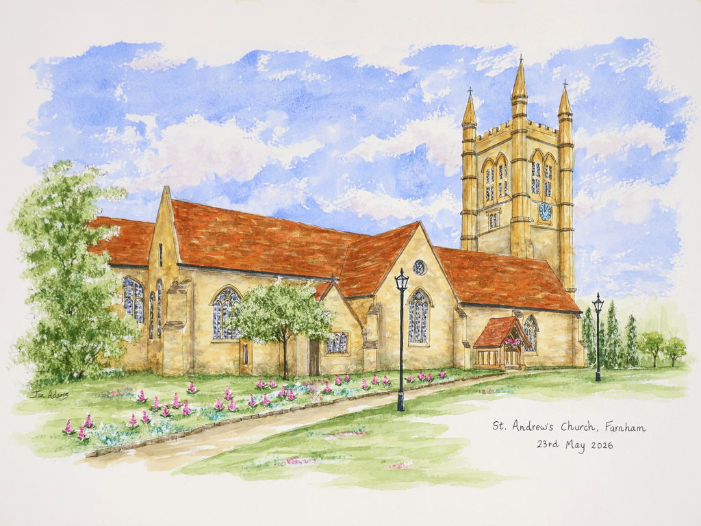 Wedding Venue Portraits in Watercolour