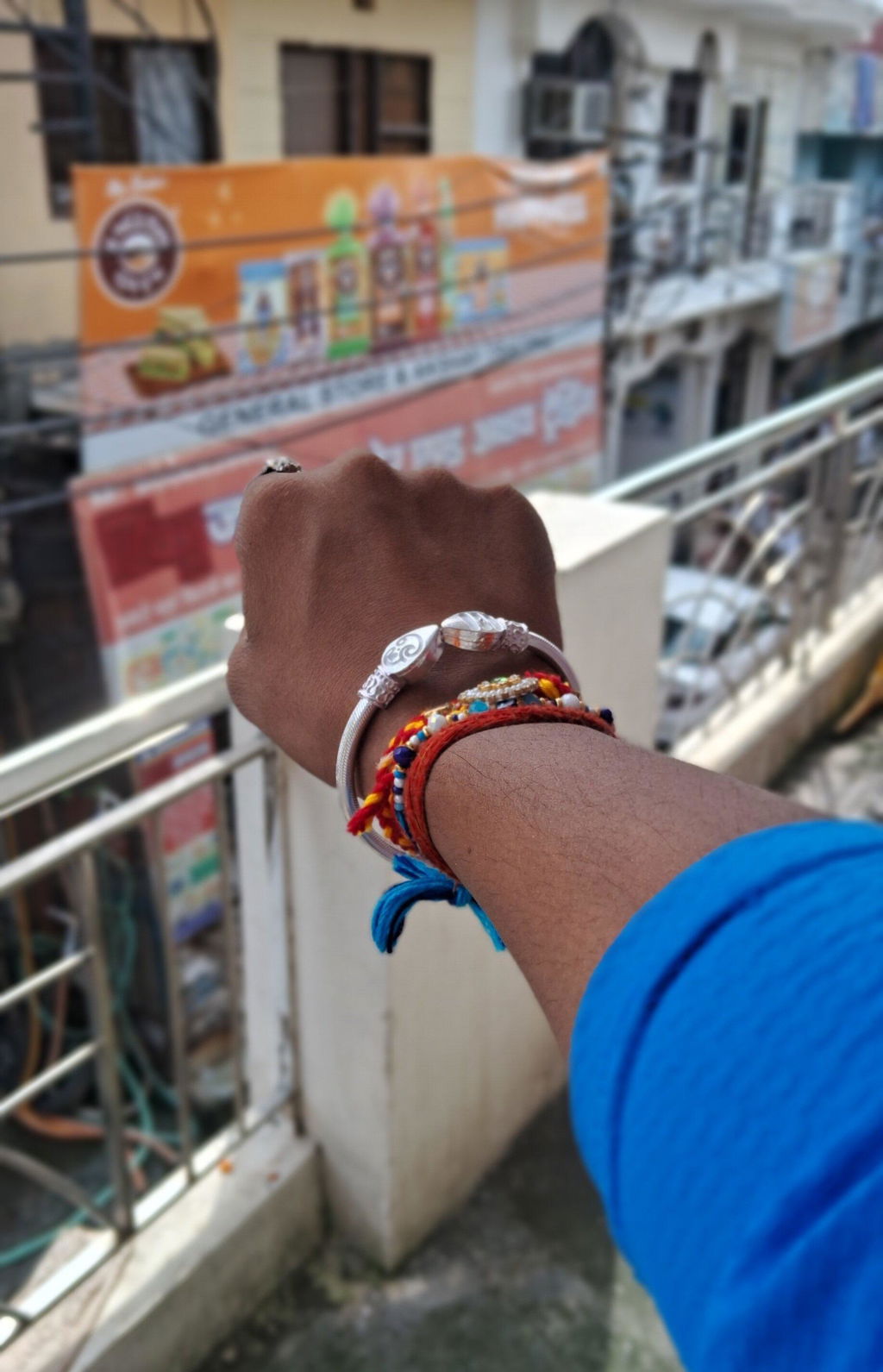 Silver Plated Vel Kada