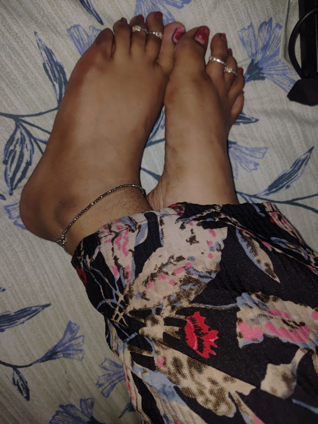 Dhanashree Pyrite Anklet