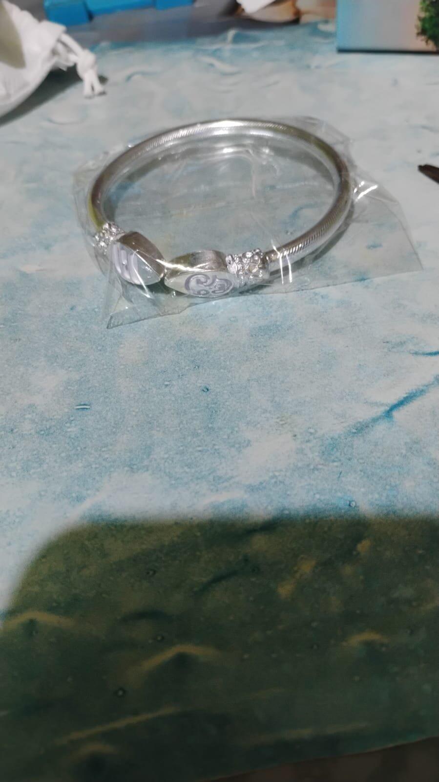 Silver Plated Vel Kada