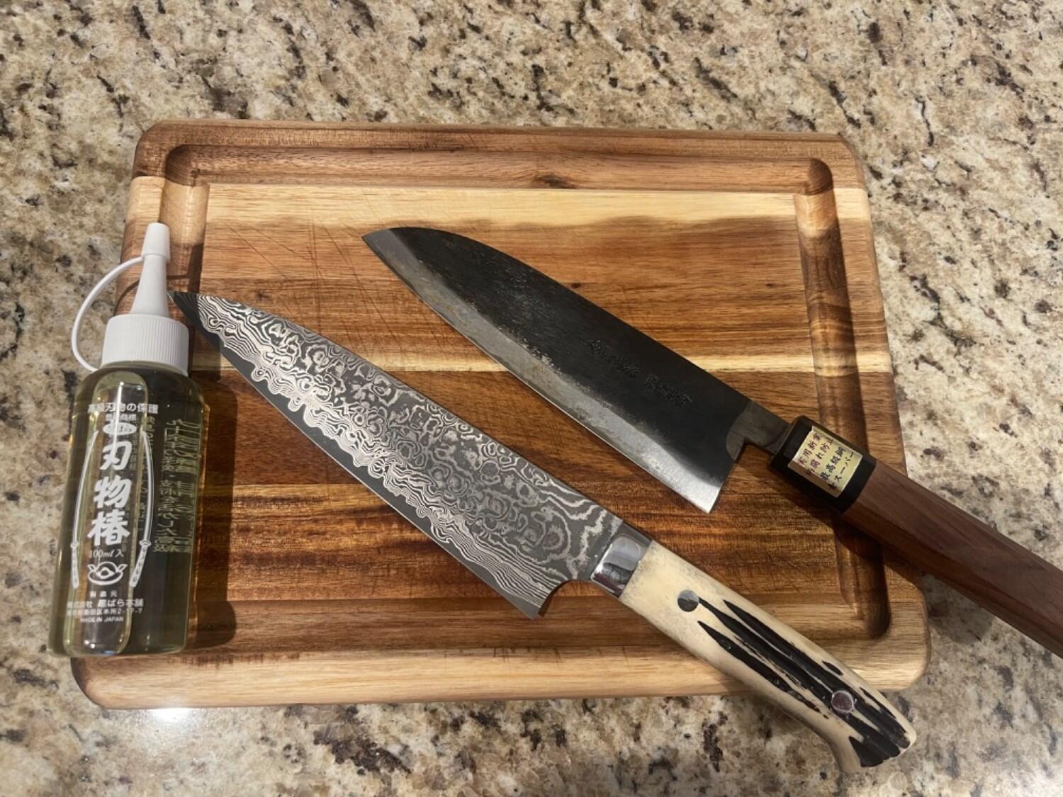 Tsubaki Oil For Carbon Steel Knife Maintenance | JapaneseChefsKnife