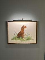 Australian Shepherd Art, Red Tri Aussie Print