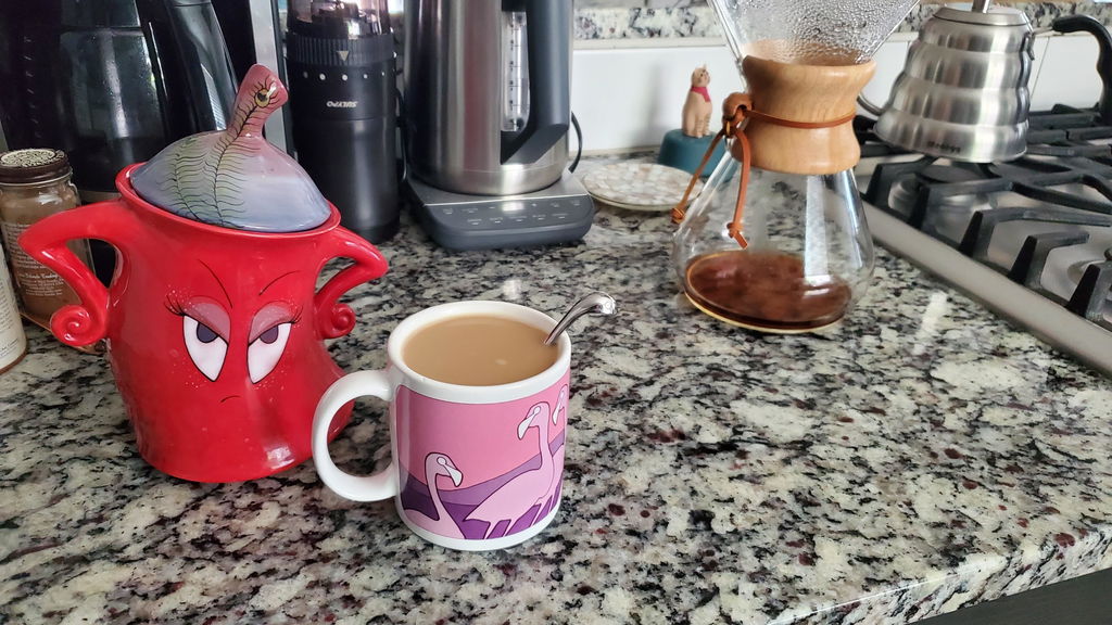Pour over customer photo