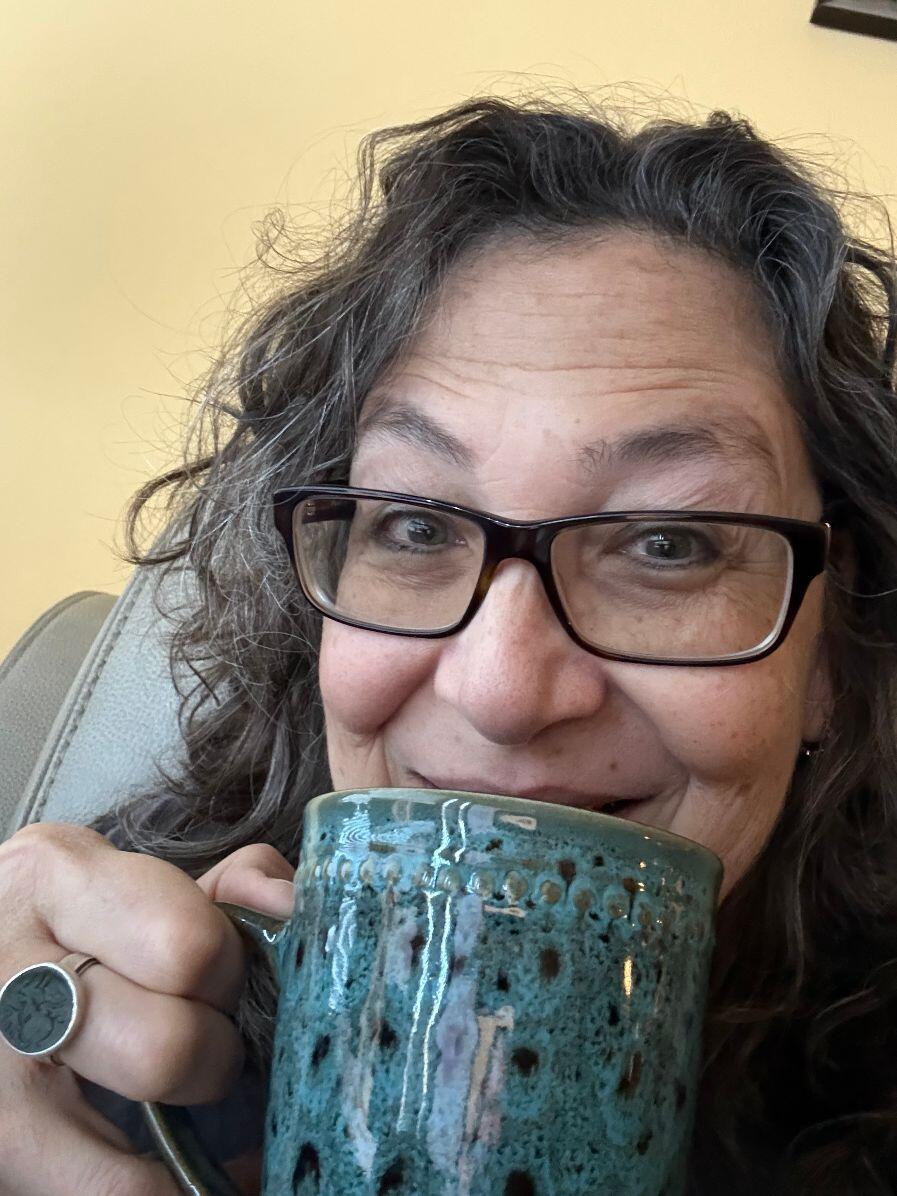 Morning coffee customer photo