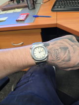 White Nautilus 5711 Homage Custom Mod Watch