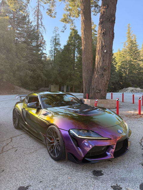JDC Titanium "Supra" Badge | A90 Toyota Supra