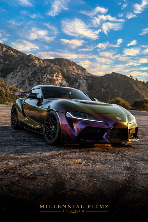 JDC Titanium "Toyota" Badge | A90 Toyota Supra