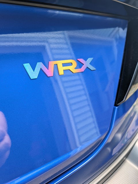 JDC Titanium "WRX" Trunk Badge | 2015+ Subaru WRX