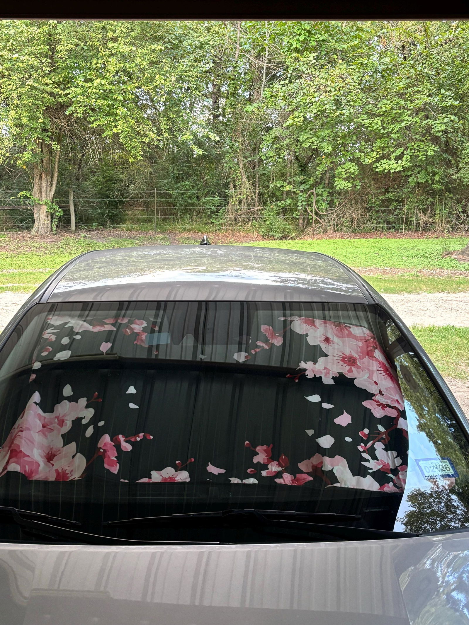 Japanese Cherry Blossom Windshield Sunshade | Jeep Decal Store