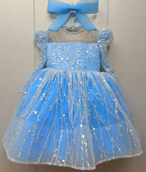 Sparkly Arabic Girl Dress Beading Purple Baby Kids J204