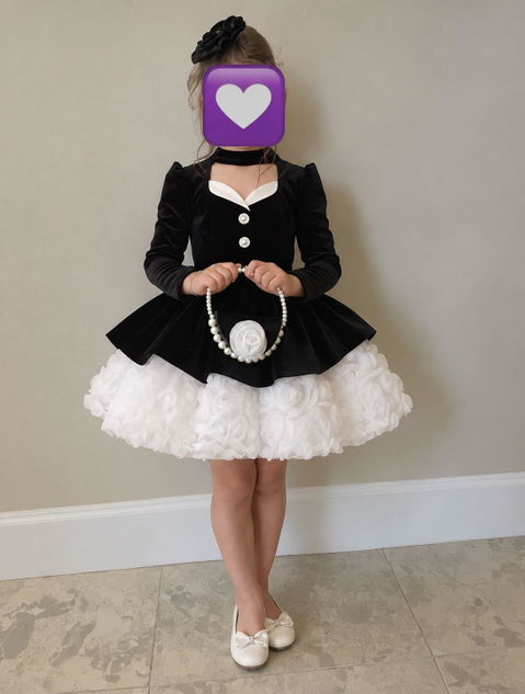 Flower Girl Dress Knee Length Princess Pageant Birthday Gown J851
