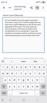 Anonymous review photo