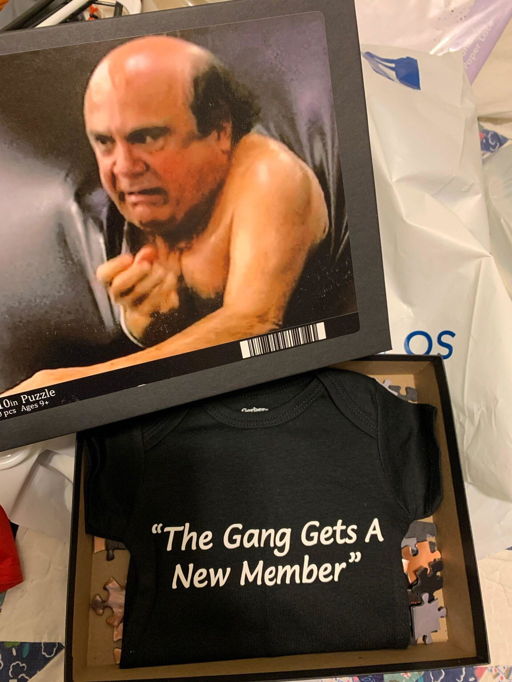 Always Sunny in Philadelphia Unisex ONESIE® brand The Gang Gets a New Member