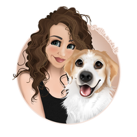 Custom Cartoon Human & Pet Portrait Designs