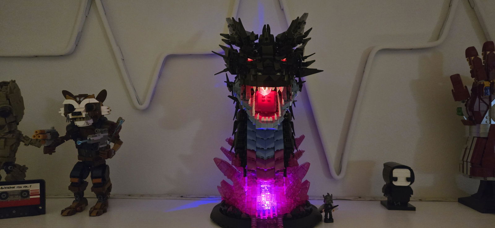 JMBricklayer Mythic Dragon Tiles Building Set 70019 | 1574+ PCS
