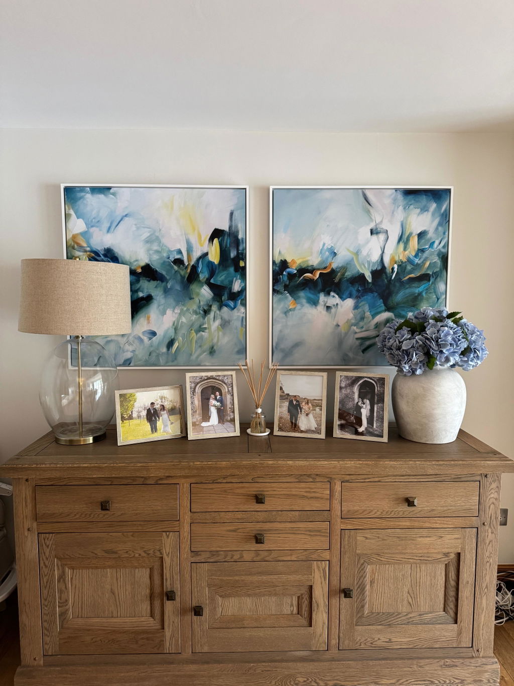 Movement in Blue (Pair)