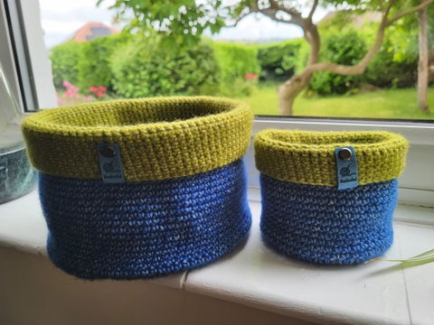 Joe's Toes Felt Bag or Bowl Base - Circle with Punch Holes