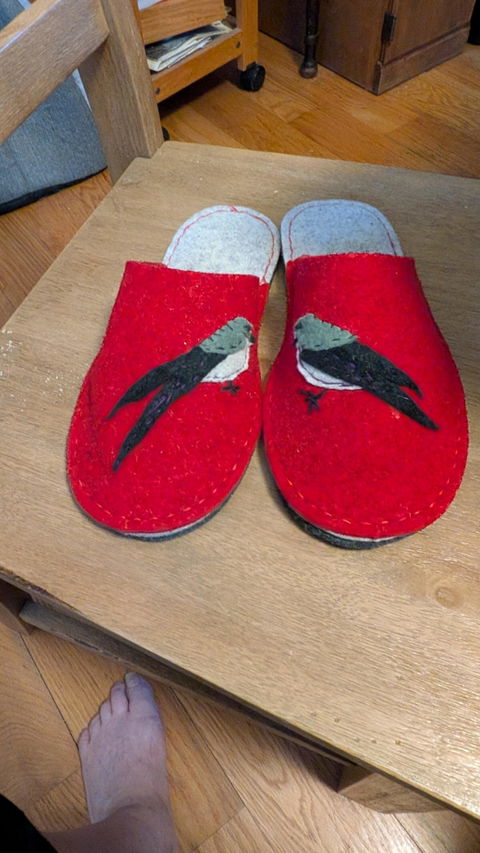 Make your own Felt Slipper Kit with Felt Outsoles US sizes