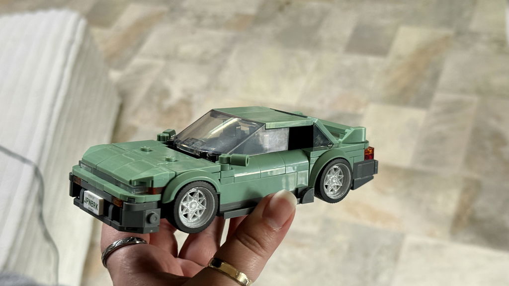 1989 Silvia S13 Seafoam Two Tone Brick Car Model Kit