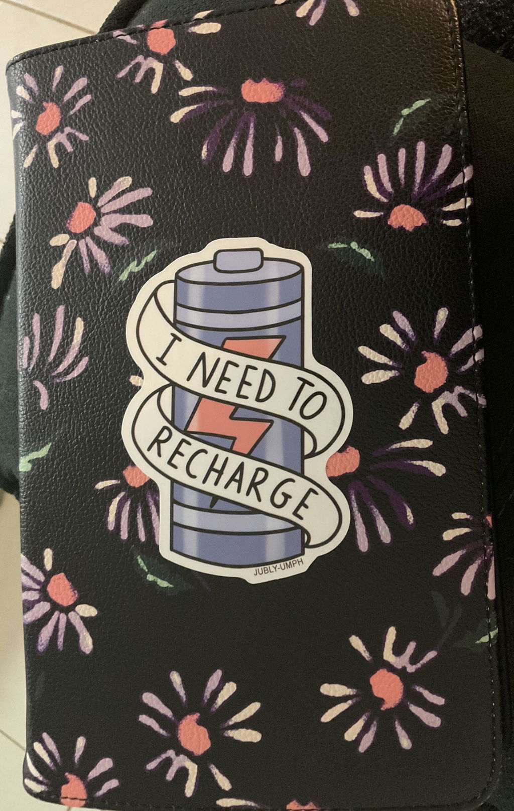 I Need To Recharge Sticker