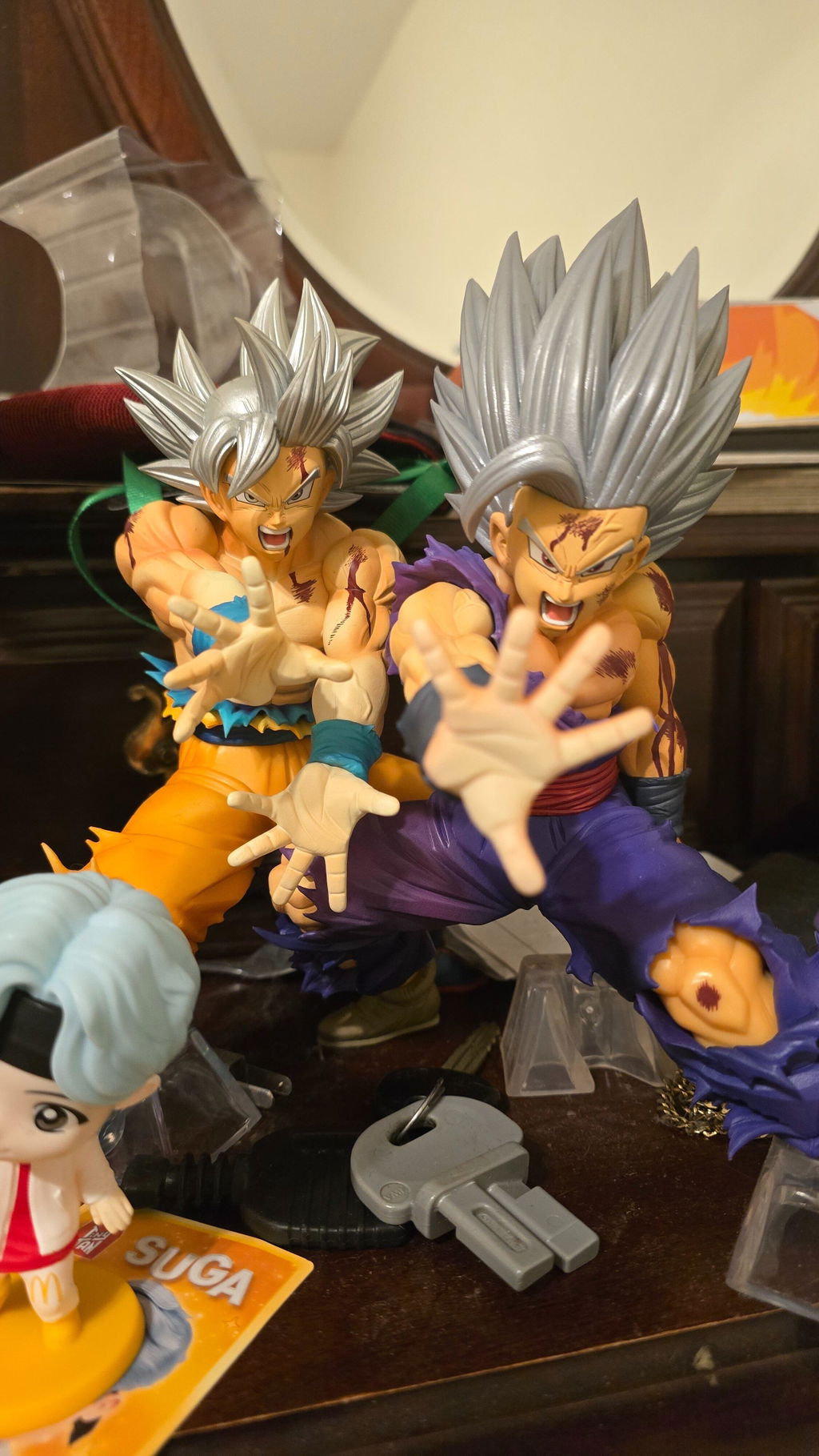 Dragon Ball Super 10th Anniversary Edition Son Goku Ultra Instinct & Son Gohan Beast MASTERLISE OUTSIDE Figure Set