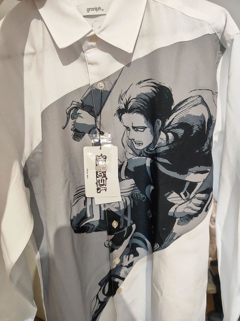 Attack on Titan X Graniph Fashion Collection - Levi Ackerman Loose Fit Shirt [Release Sep 8,2026]