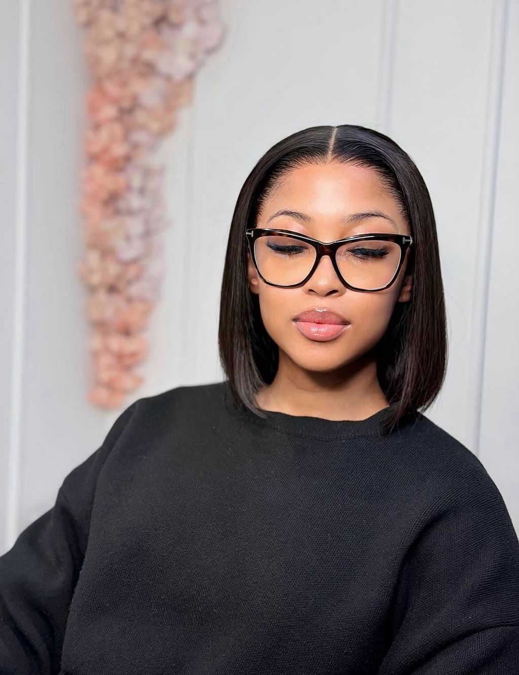Junoda Wear & Go Wig Short Human Hair Bob Wigs Pre Cut Lace Straight Glueless Wig Sophiology Recommend