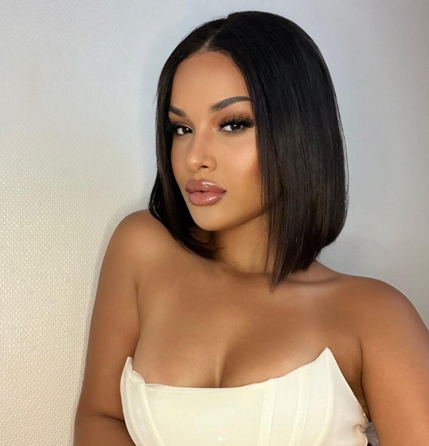 Junoda Wear & Go Wig Short Human Hair Bob Wigs Pre Cut Lace Straight Glueless Wig Sophiology Recommend