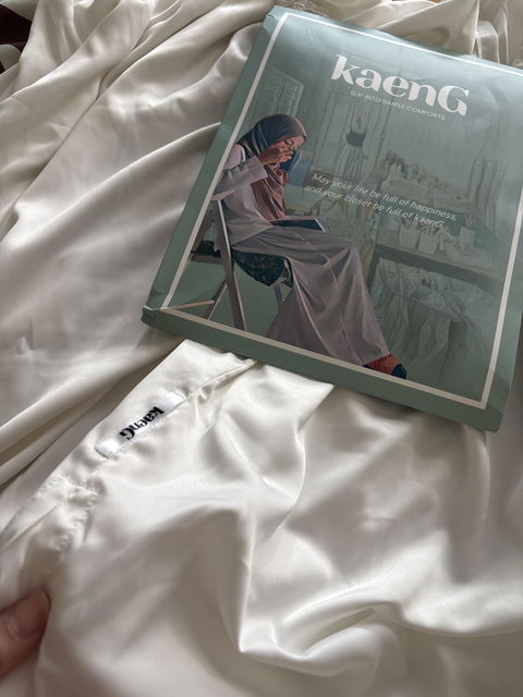 [SKIRT SET] OFF-WHITE Lightweight Satin Inners