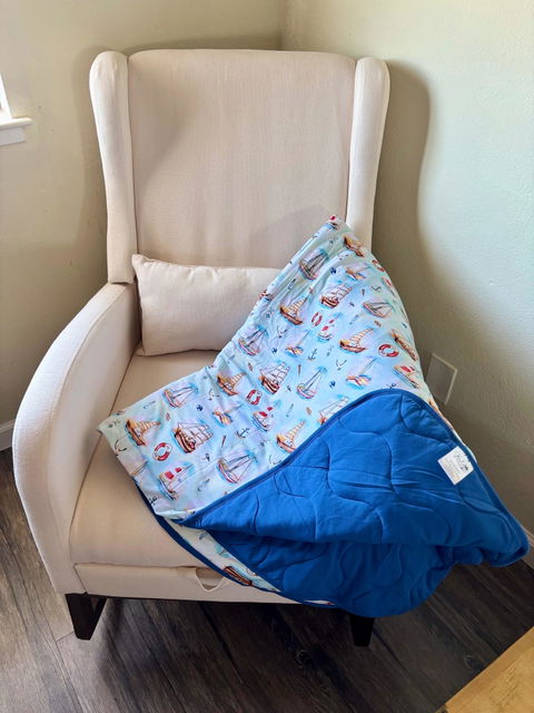 Quilted Bamboo Blanket -- Seas the Day™