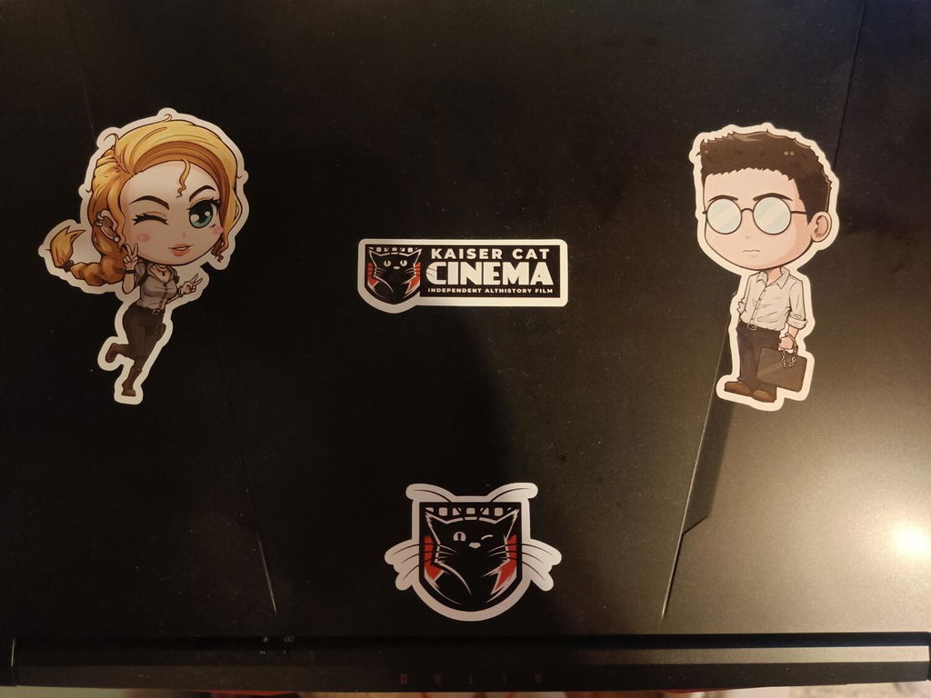 The Divided States Chibi Stickers - Emily Faulkner & Paul Sawyer