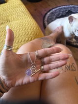 Classic Silver T-Bar with Charm Holder & Chunky Belcher Chain