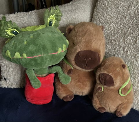 The Adorable Capybara Turtle Back Pack Plushies
