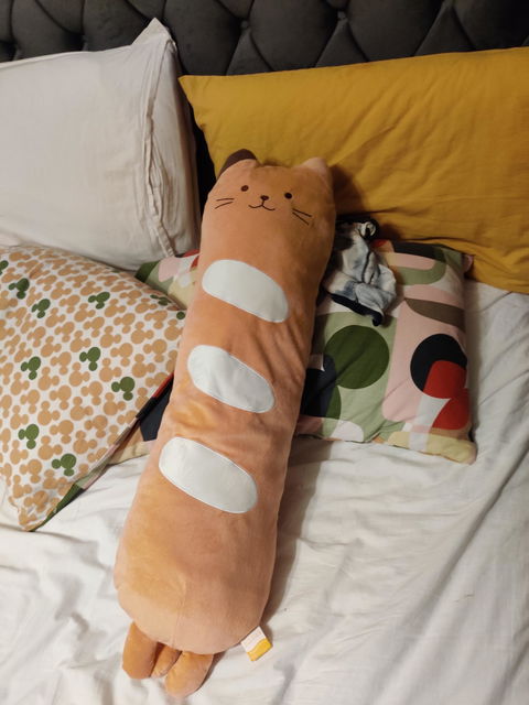 Long Baguette Cute Cat Bread Plushie
