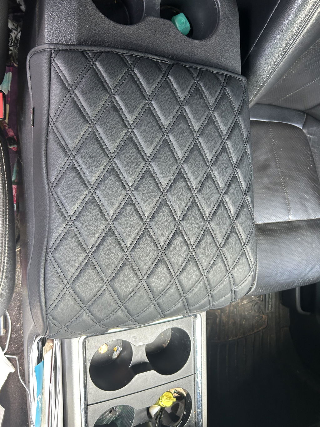 Center Console Cover Pad for Bucket Seat 2011-2016 Ford F250 F350 F450 F550 Super Duty
