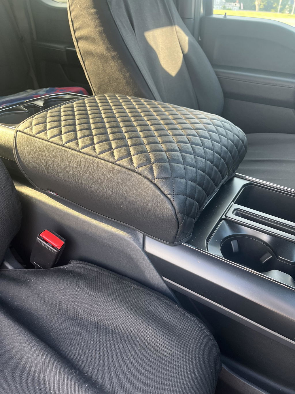 Center Console Armrest Cover Pad for Bucket Seat 2021-2026 Ford F-150