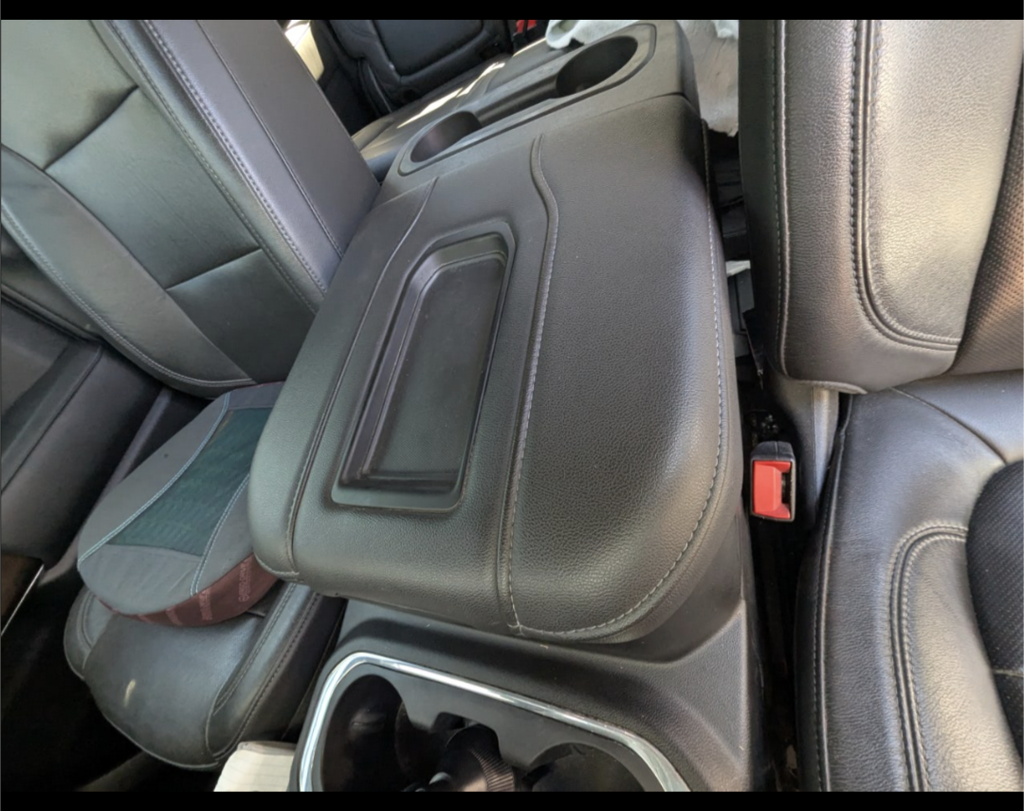 Thick Version Center Console Cushion Cover for Bucket Seat 2019-2026 GMC Sierra 1500 2500 3500,2019-2026 Chevy Silverado 1500 2500 3500, 2021-2026 Tahoe/Suburban/Yukon