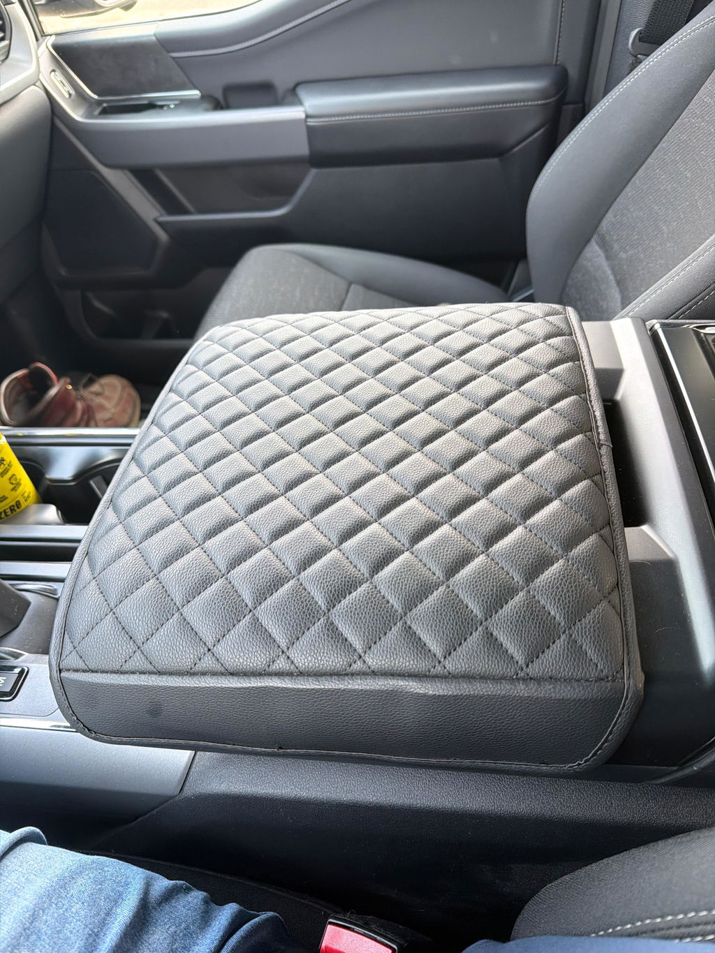 Center Work Surface Armrest Cushion for 2021-2026 Ford F150, 2022-2026 F150 Lightning
