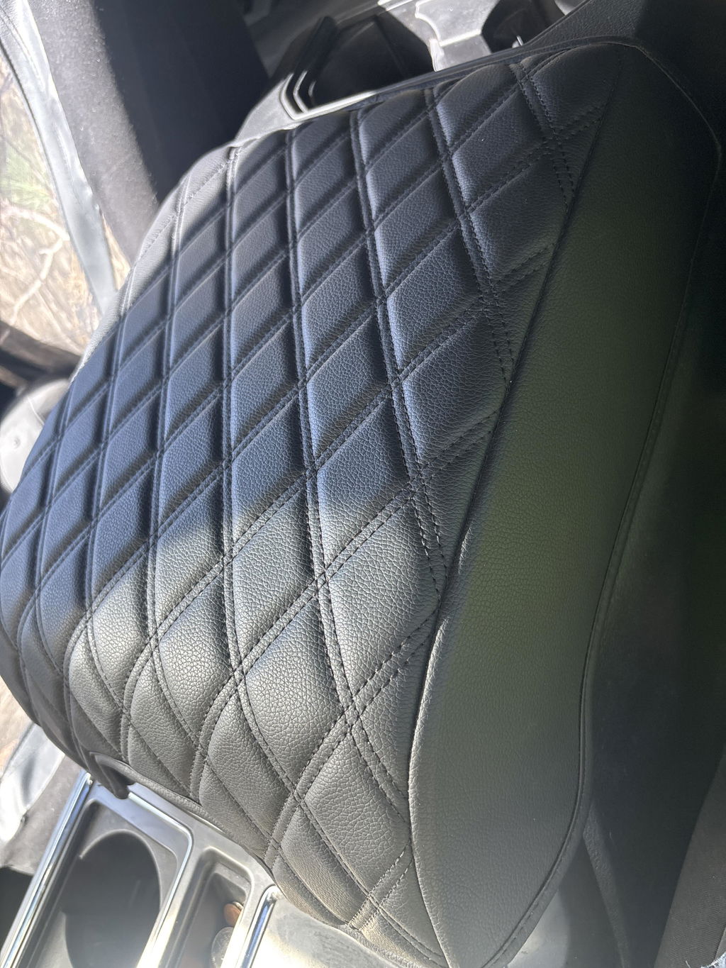 Center Console Armrest Cover Pad for Bucket Seat 2015-2020 Ford F150, 2017-2022 F250 F350 F450 F550 Super Duty, 2018-2024 Ford Expedition