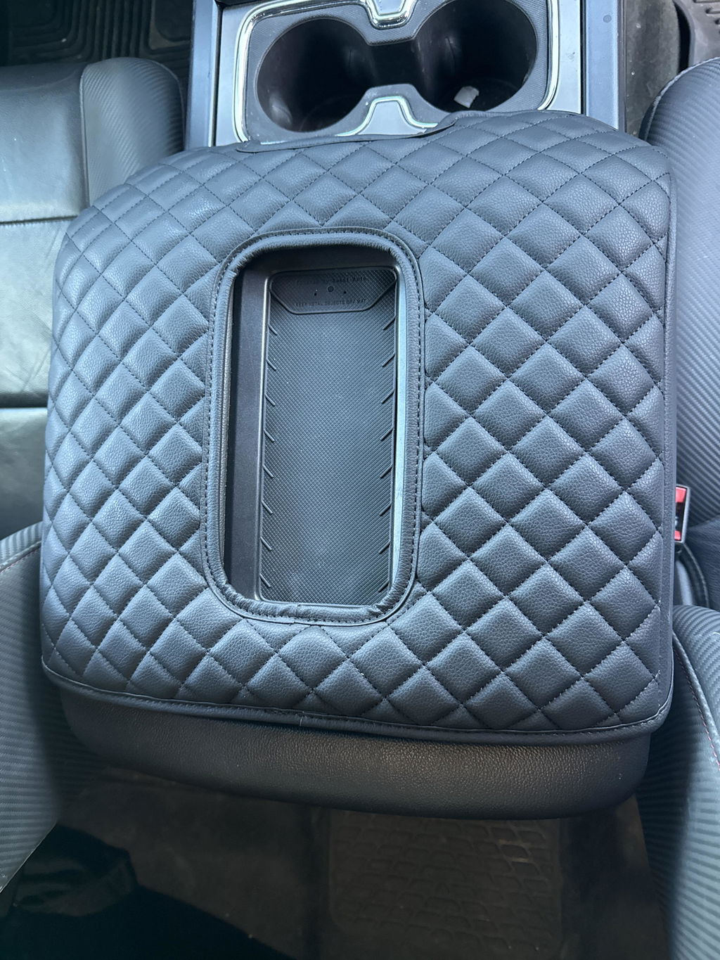 Center Console Armrest Cover Pad for Bucket Seat 2014-2018 Chevy Silverado 1500 2500 3500,2014-2018 GMC Sierra 1500 2500 3500,2015-2020 Tahoe/Yukon/Suburban