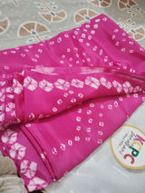 KcPc New Creap Silk Bandhani Style With Causal Wear Saree APL