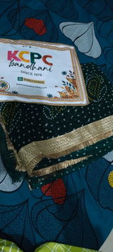 KcPc Stylish Bandhani Inspired Georgette Saree Collection KDN