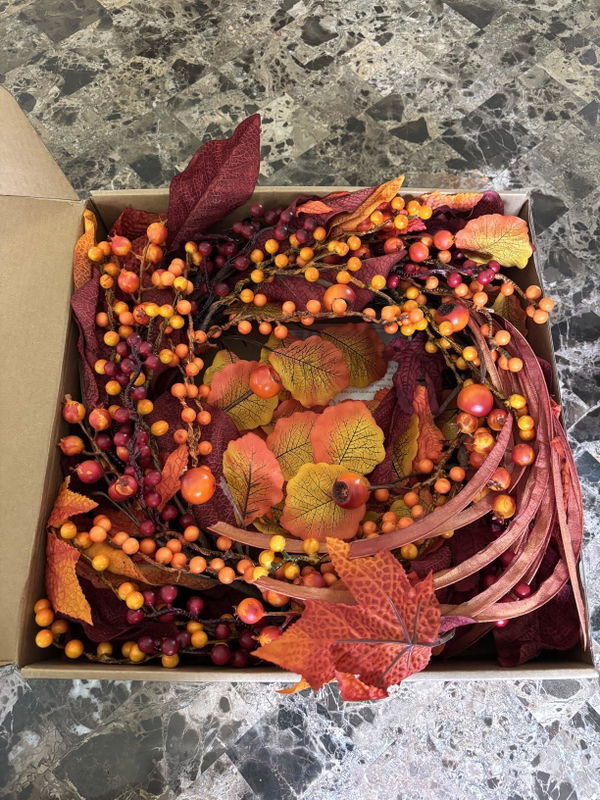 Priya S.'s Keepsake Bloom wreath at home