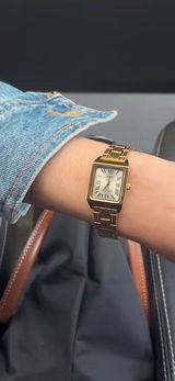 Casio Women's Watch Analog, Silver Dial Gold Stainless Steel Strap, LTP-V007G-9BUDF