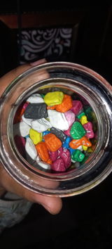 Customer review photo for Stone Shape Chocolates – Bagri 250g | Colorful Candy Coated Milk Chocolates