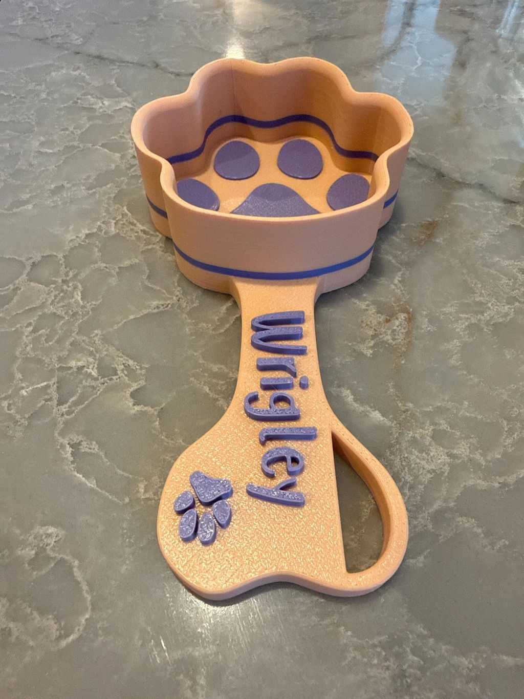 Personalized Paw Shaped Dog Food Scoop