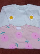 MN Pom Pom Daisy Pistachio Green Sweatshirt 13725